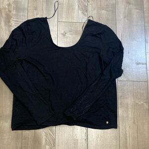 Fabletics Open Back Long Sleeve Top in Size XL